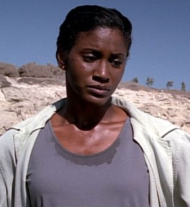 Jonelle Kennedy as ‘Dr. Amina Ngebe’ in “The X-Files” (S7)